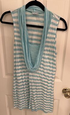 Motherhood Maternity Women’s Striped Sleeveless Shirt/ Tunic Size Medium